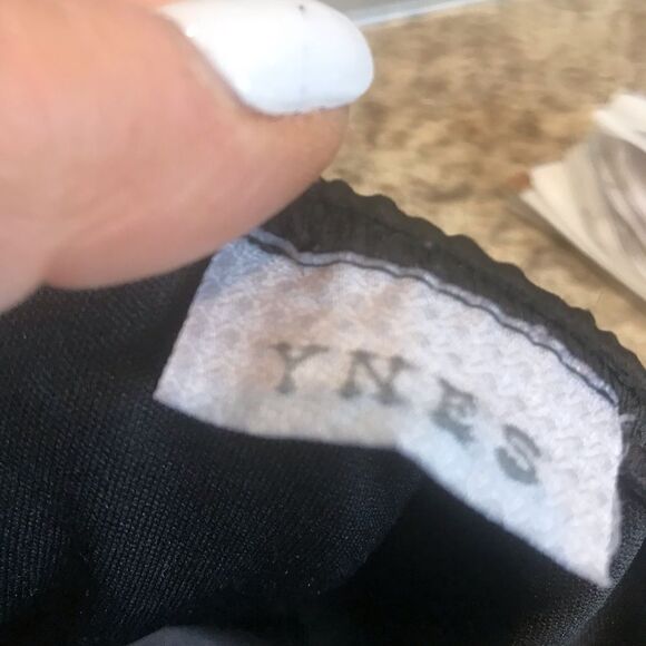 Ynes Black and Silver Spaghetti Dress Formal Prom Small - Picture 5 of 9